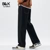 Мужские свободные джинсы прямого кроя Baleno S&K