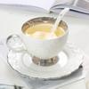Exquisite Tea Cup Set Luxury Milk Cups Kitchenware Latte Flower Tea Water Cup  Hotel