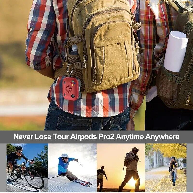 Чехол для Airpods Pro 2-го поколения с брелоком, полный защитный классический чехол для портативной игровой консоли для Airpods 2 3