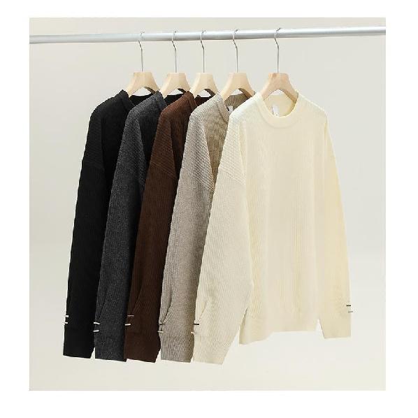 Осенне-зимний утолщенный свитер, мужской корейский стиль, модный свободный трикотаж в японском стиле, зимняя одежда, ленивый свитер в гонконгском стиле