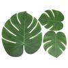 10Pcs Artificial Monstera Leaf 30x20Cm Large Artificial Foliages For Wedding Decoration Plant Arrangement