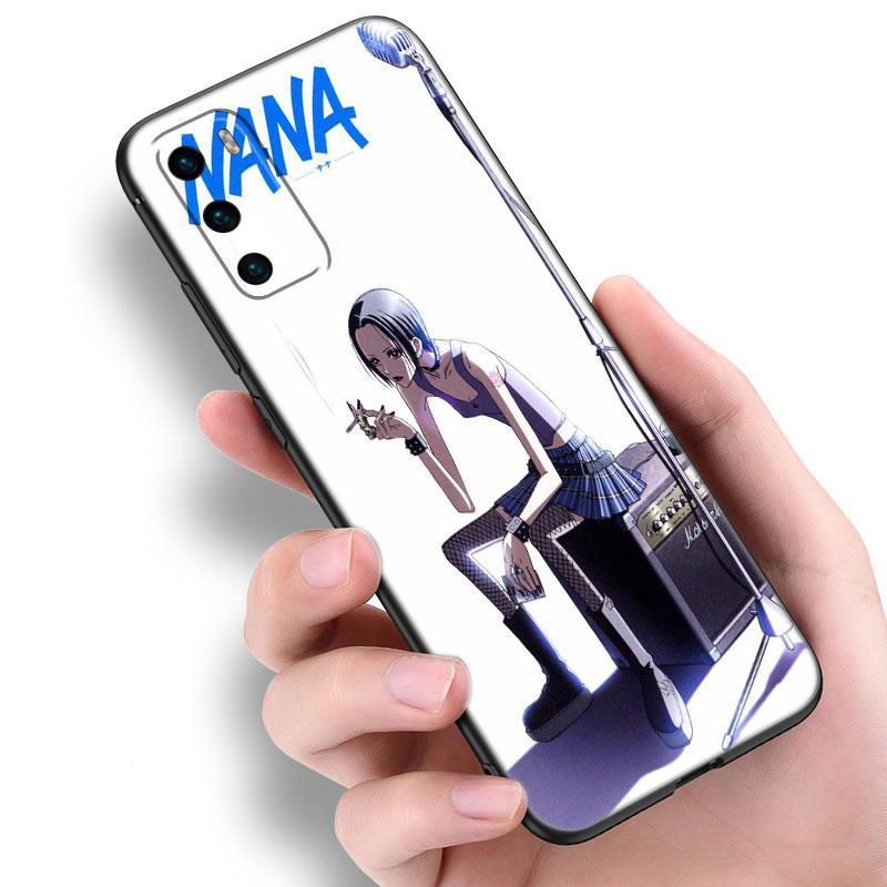 NaNa Osaki аниме черный силиконовый чехол для телефона Huawei P10 P20 P30 P40 Lite P50 P60 Art P50E P Smart Z 2018 2020 2021 Pro 2019
