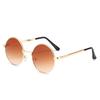 Retro Men Round Metal Frame Sunglasses Eyewear Men And Women Driving Glasses Fishing Brand Designer Sun Glasses Uv400
