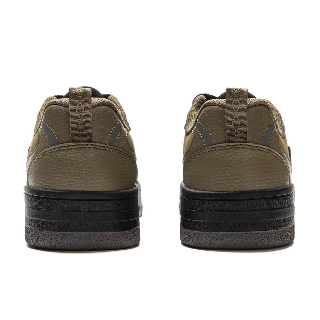 Li Ning Tian Ji Мягкие Классические Ретро Спортивные Повседневные Амортизирующие Износостойкие Низкие Кеды Мужские Кроссовки Кислотно-Боб-Зеленый AGCV341-2