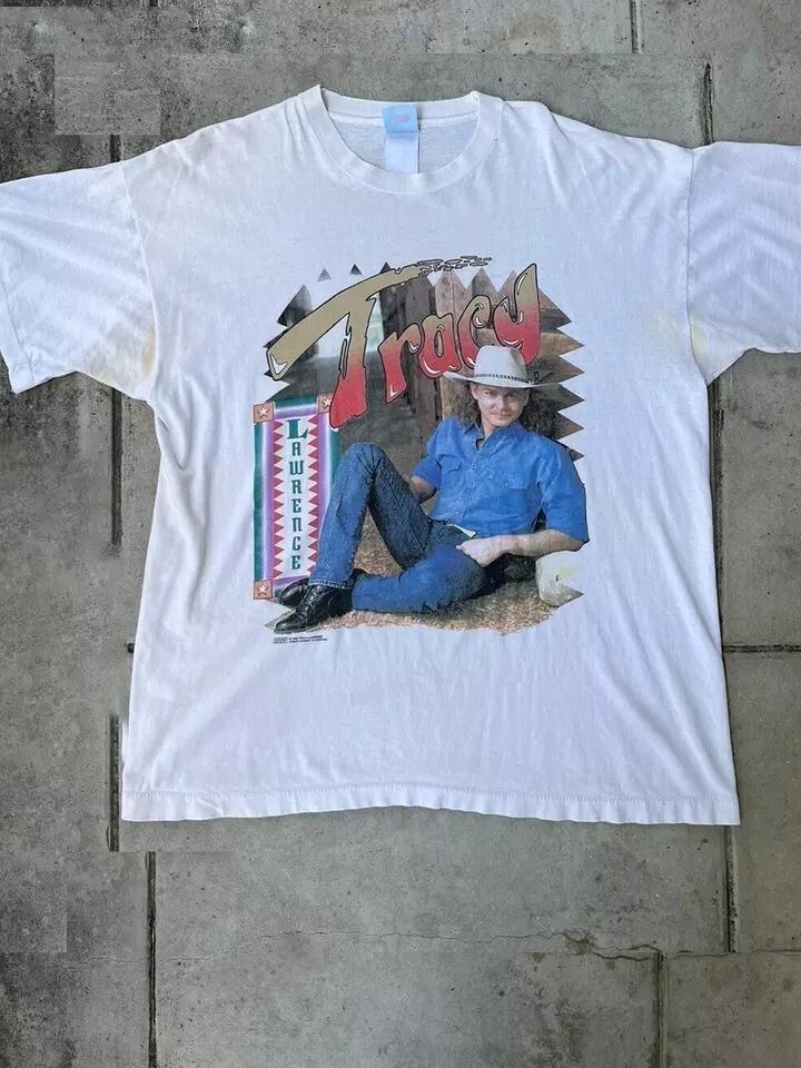 Винтажная футболка Tracy Lawrence Все размеры от S до 5XL-SE041 БЕСПЛАТНАЯ ДОСТАВКА Унисекс