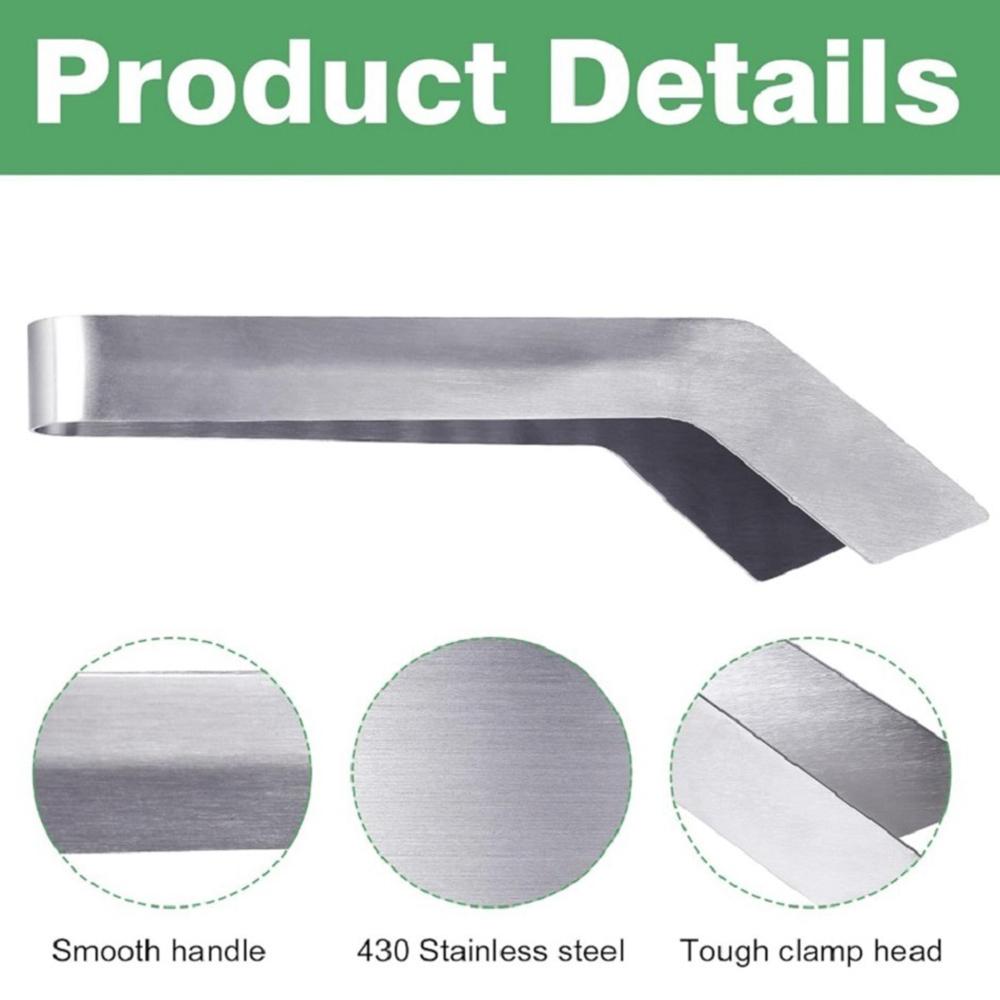 Stainless Steel Seedling Transplant Tongs Anti-Rust Easy Using Transplant Clamp For Soils Loosening