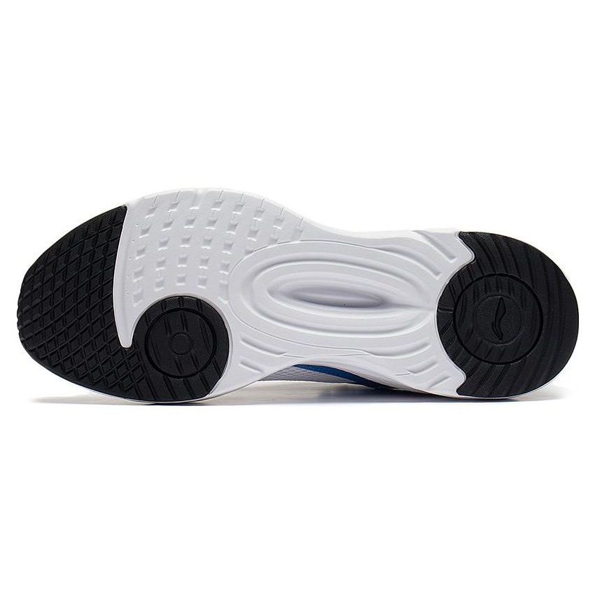 Li Ning Flow Cloud нескользящие износостойкие низкие спортивные повседневные туфли мужские кроссовки белые синие AGLS059-3