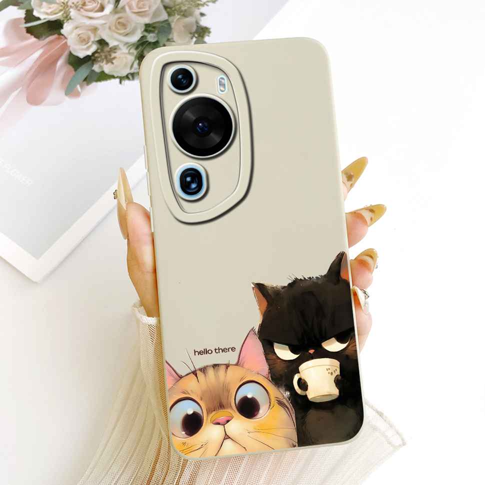 For Huawei P60 Art MNA-AL00 Case Popular Painting Trend Silicone Cover For Huawei P60 Art P 60 art 6.67" Full Protection Casing