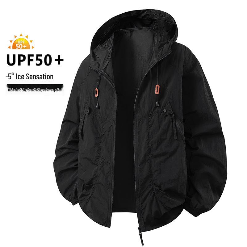 Куртка с капюшоном для защиты от солнца UPF 50+ для пар - Дышащая летняя одежда для рыбалки на открытом воздухе