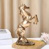 Имитация фигурки лошади Приносит удачу Богатство Лошадь Полимерная статуэтка Фэншуй украшение Домашний офис Настольный орнамент Год Лошади Подарок