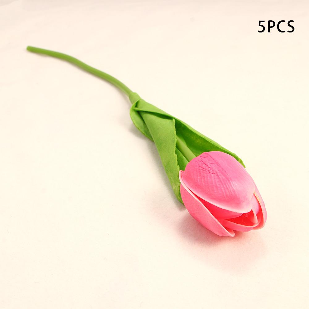 DIY Real Touch Гирлянда Свадебный букет Свадебная комната Искусственные цветы Тюльпан Искусственное растение Тюльпаны