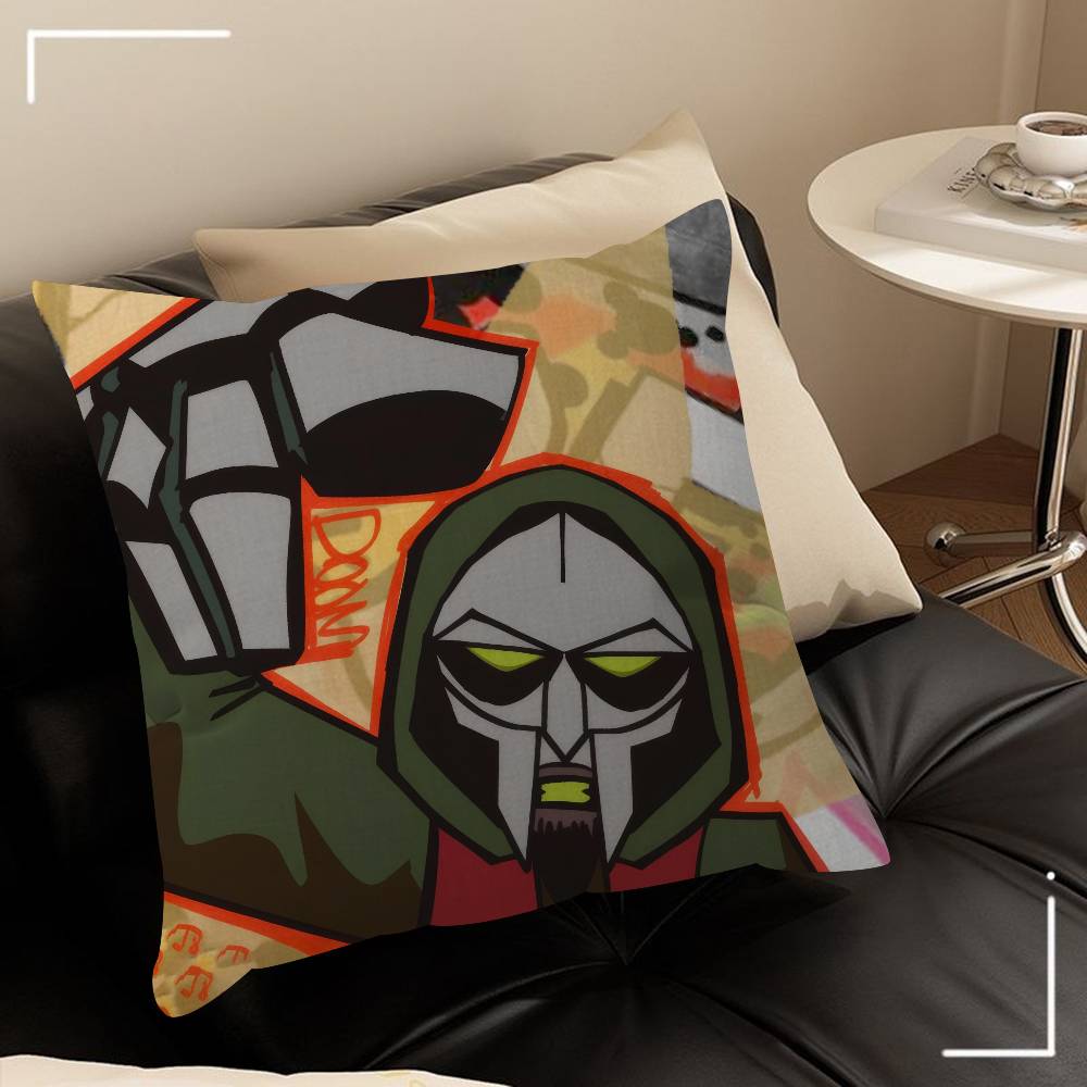 Рэпер M-MF крутой D-Doom Madlib Подушка Чехол для подушки Наволочка Гостиная Диван Домашний декор Индивидуальный