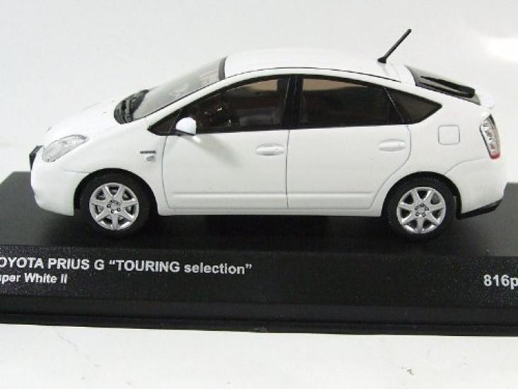 Kyosho Original Масштаб Toyota Prius G Touring Готовая модель 1/43 Выбор/Белый
