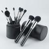 New 12 makeup brushes cover brush black soft hair loose powder brush foundation brush eyeshadow brush eyelash brush multi-functional beauty