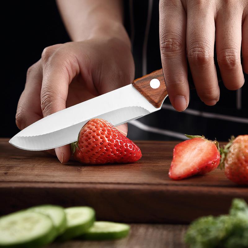 Stainless Steel Fruit Knife Boning Knife Kitchen Vegetable Cutter BBQ Sushi Knives