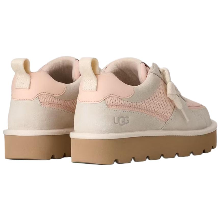 UGG Корова Хайленд Разделенная кожа Универсальные Удобные Низкие Повседневные Кроссовки Женские Кроссовки Жасмин-Белый 1178872-JNP