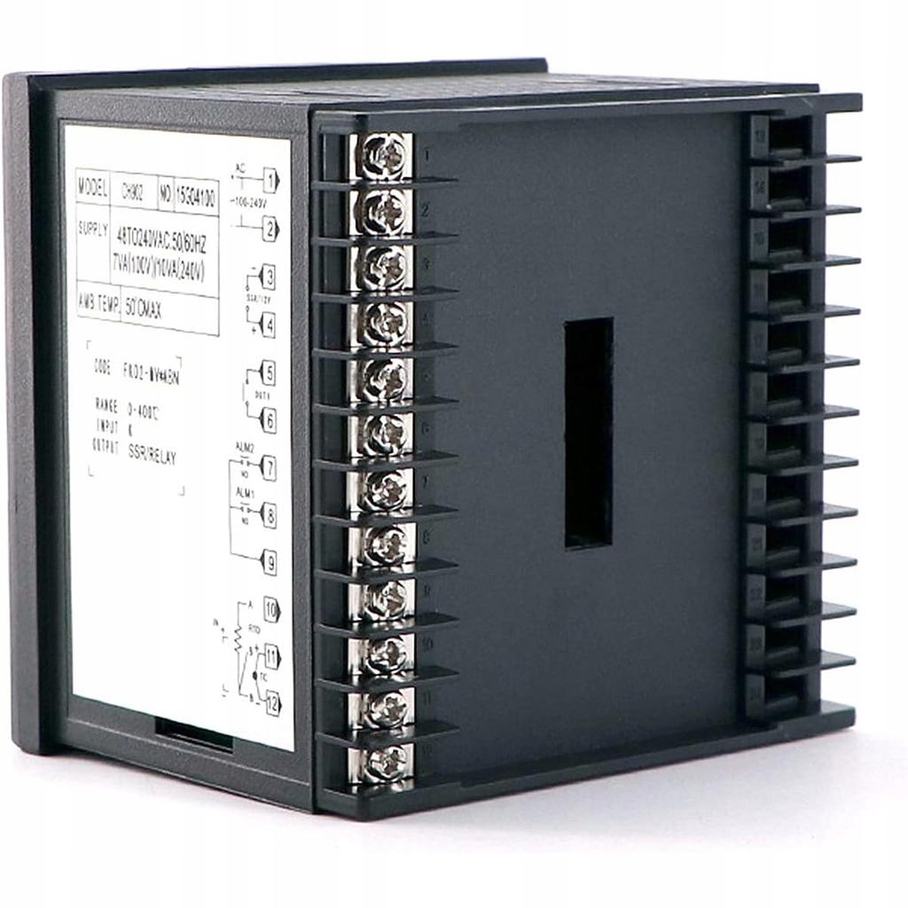 Rosfix Regulator Temperatury CH902 TempControl – Zakres 0–400°C | Zasilanie 48–240V AC | Wyjścia SSR/RELAY | 2 Alarmy