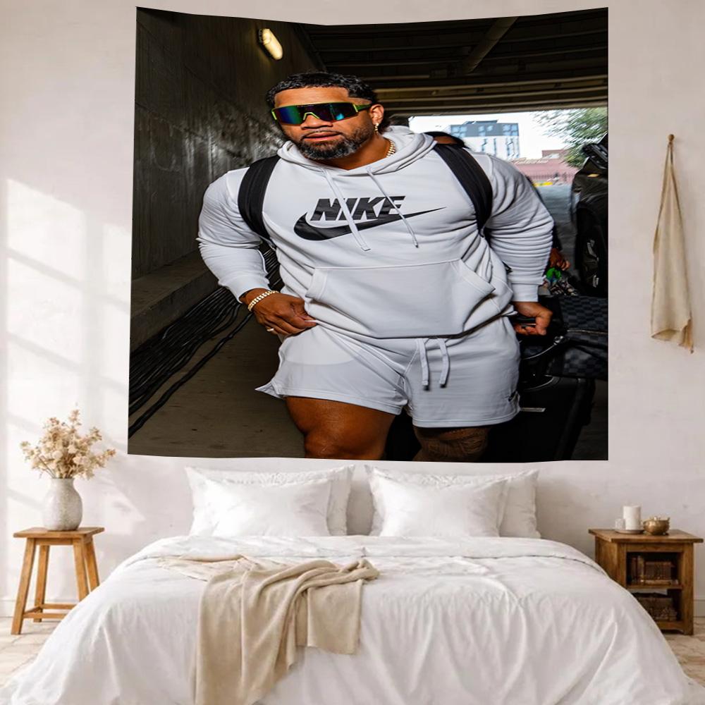 Yeet Jey Uso5 Wall Decor Tapestry Art For Pet Memorial Birthdaywedding Party Backdrop Family Gift