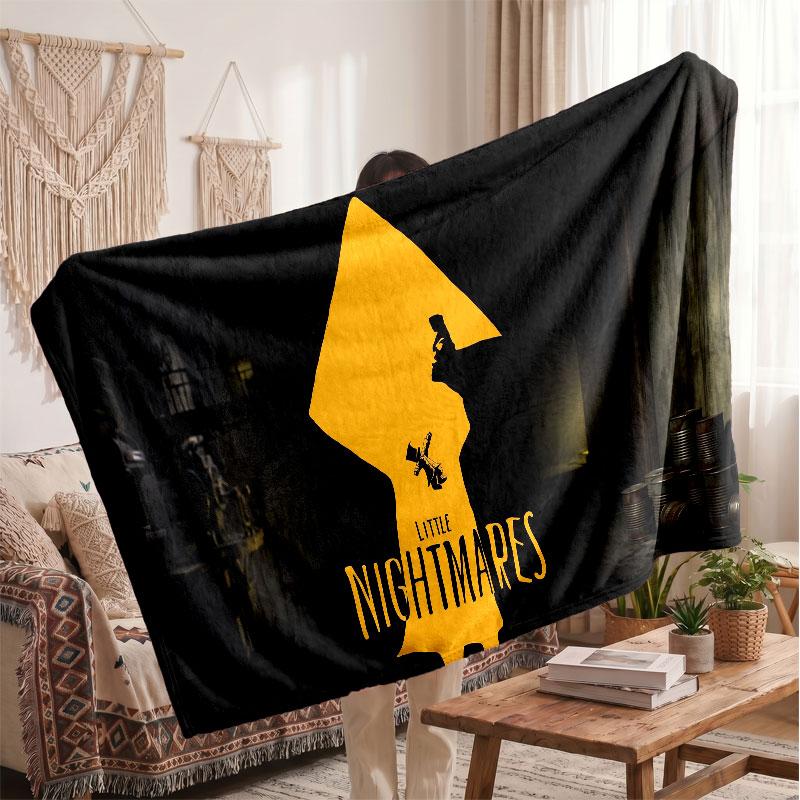 Warm Flannel BlanketLittle Nightmares Six Mono Soft Cozy Throw Blanket for Bedroom Couch