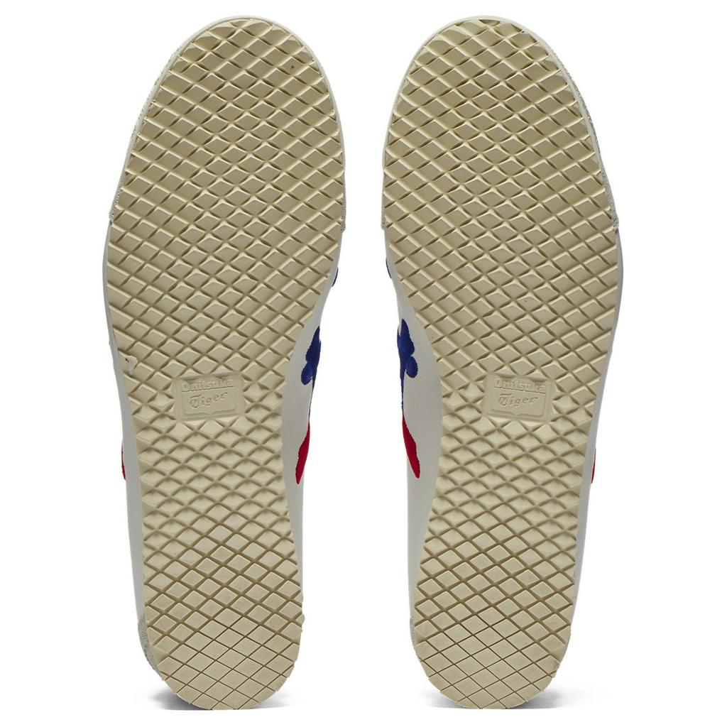 ONITSUKA TIGER Mexico 66 Nm Удобные Мягкие Нескользящие Износостойкие Низкие Повседневные Кроссовки Унисекс Повседневная Обувь Бело-Синие 1183C320-100