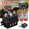 For 500A 12V Winch Solenoid Relay Contactor Remote Control Kit For 8000lb-12000lb Car Winch Relay +2 Remote Controls +Controller