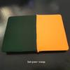 Асимметричные женские колготки Yin Yang Color Block - Черно-белые бархатные носки с вставками