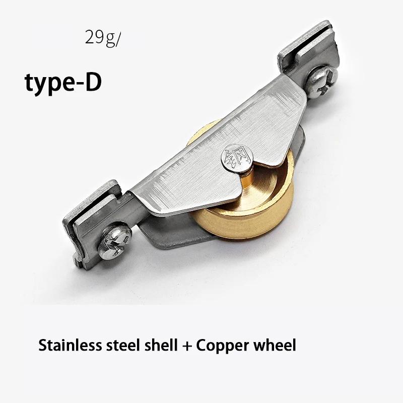 4 шт. Раздвижные двери Оконный шкив Бесшумный несущий ролик Вогнутое колесо Винтажные алюминиевые окна/Дверные раздвижные ролики на заказ