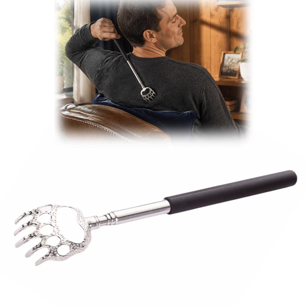 Stainless Steel Back Scratcher PVC Handle Head Massager Durable Body Scratcher Personal Care