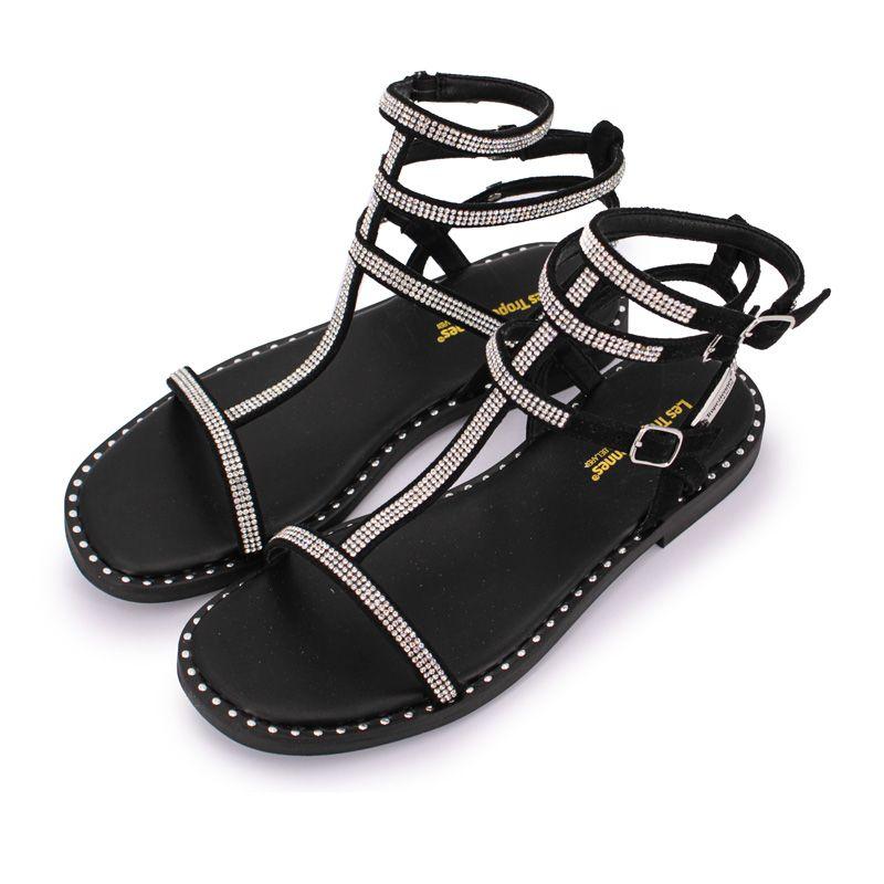 Женские босоножки Coradiam с ремешком на щиколотке и стразами LES TROPEZIENNES BY M.BELARBI