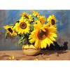 Полный круглый дрель 5D DIY алмазная живопись цветок Алмазная вышивка Подсолнух вышивка крестиком круглая мозаика со стразами подарок