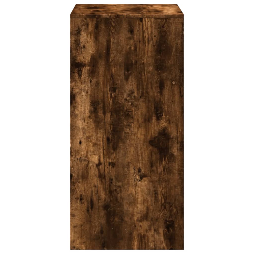 Bar Table Bartisch Smoked Oak 51x50x103.5 cm Engineered Wood
