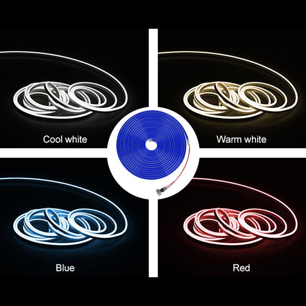 Декоративная лампа для салона 12 В, модифицированное освещение, светодиодная лента для багажника Tesla Model 3 YSX