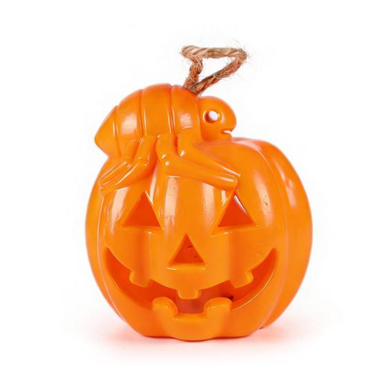 Halloween LED Light Night Light, Flameless Pumpkin Lamp, Decorative Creepy Lamp Atmosphere for Holiday Party Home Decor Indoor Lighting