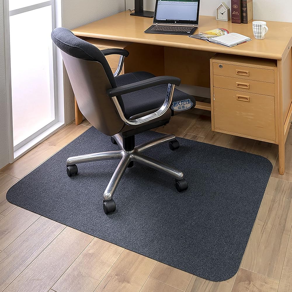 Sanko Chair Mat, Non-Slip Gaming Desk Mat, Floor Protection Mat, Anti-Slip, Easy to Install, 90 x