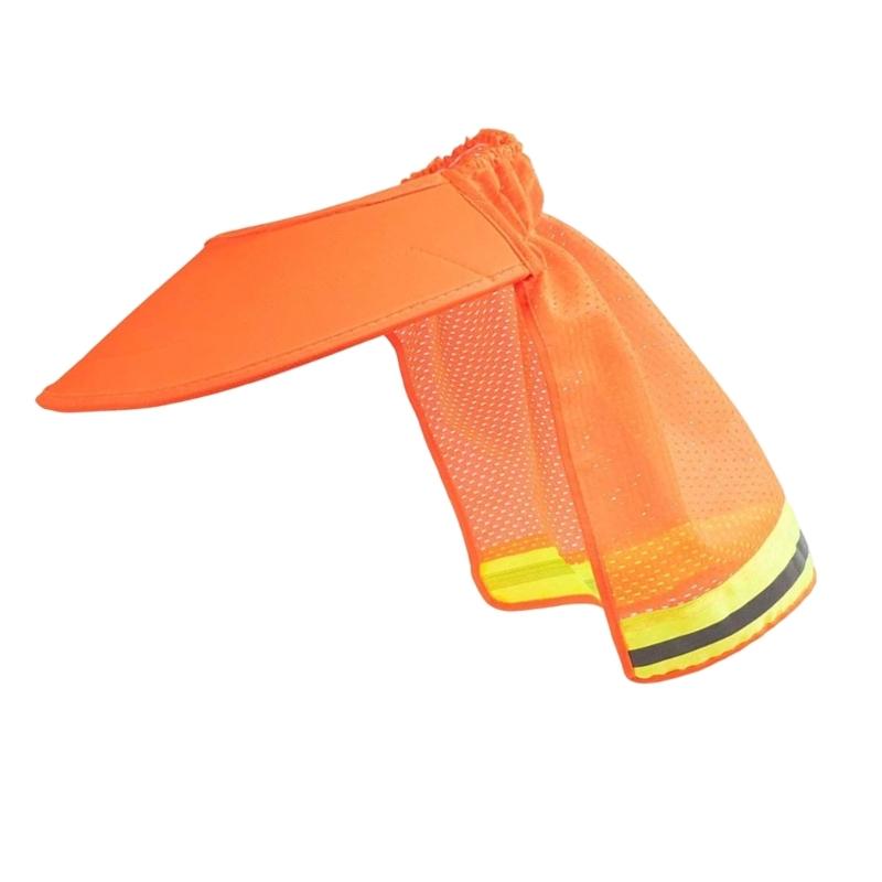 Safety Sun Visors Hat Reflective Sweat Wicking Fabric For Construction Workers