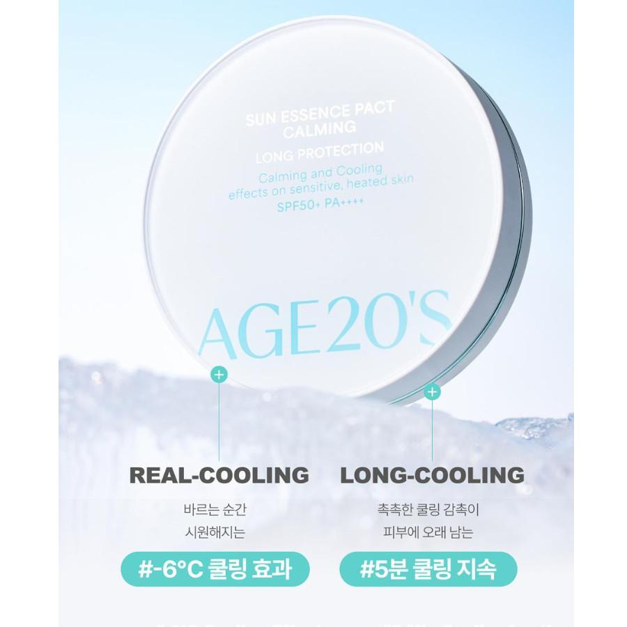 AGE20S Calming Mineral Sun Essence Pact + Refill Set