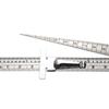 Feeler Gauge High Precision Taper Welding Gauge Measuring Tool Gap Gauge Depth Ruler Tapered Ruler