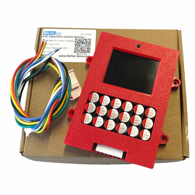 Heltecbms 5A активный балансир Lipo/lifepo4 4s 6s 8s с дисплеем напряжения 12В Литиевая батарея Передача энергии Активный выравниватель
