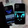 Чехол для телефона D-Deltarune Ralsei для iPhone 17 16 15 14 13 12 11 Pro Max Plus Черный корпус