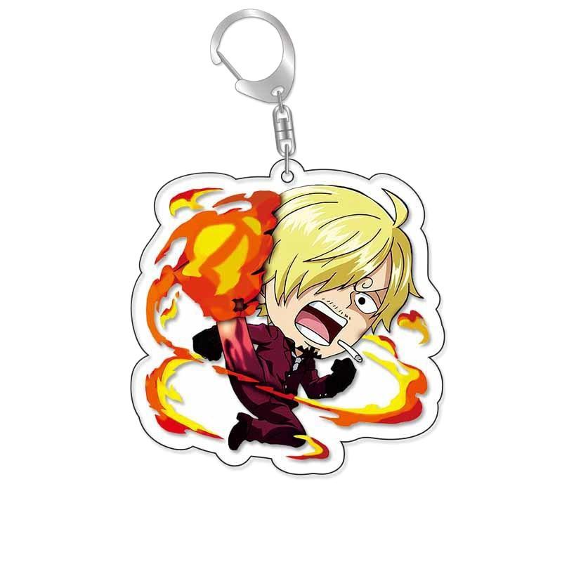 Брелок One Piece Луффи, Луффи в форме Никки, Акриловый брелок/подвеска для сумки