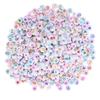1000pcs Letter Beads Round Color Alphabet FiveStar Peach Heart Acrylic DIY Bracelet Tool
