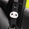 Panda Car Seat Belt Shoulder Protector Cute Backpack Shoulder Protector Decorative Plush Doll Car Accessories Interior Woman