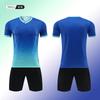 Mens Short Sleeve Soccer Training Jersey Set Football Uniform Kit Practice Match Breathable Sportswear