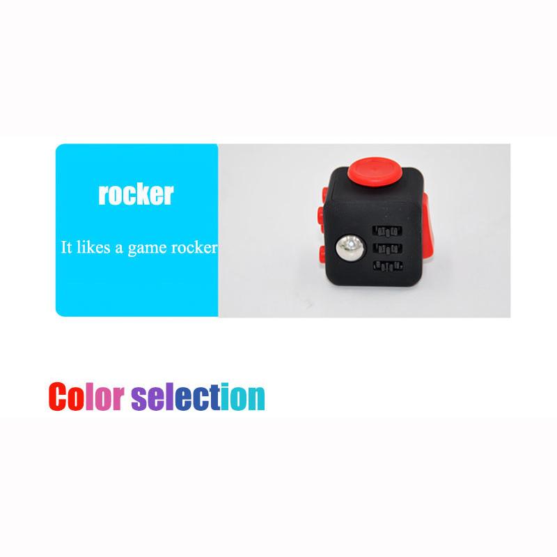 Игрушка Fidget Cube, снимающая стресс, тревогу и давление, отлично подходит для взрослых и детей [идея подарка] [расслабляющая игрушка] [средство для снятия стресса] [мягкий материал]
