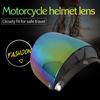 Motorcycle Anti-UV Anti-Scratch Helmets Lens Fashion Visor Wind Shield Lens Universal for Standard