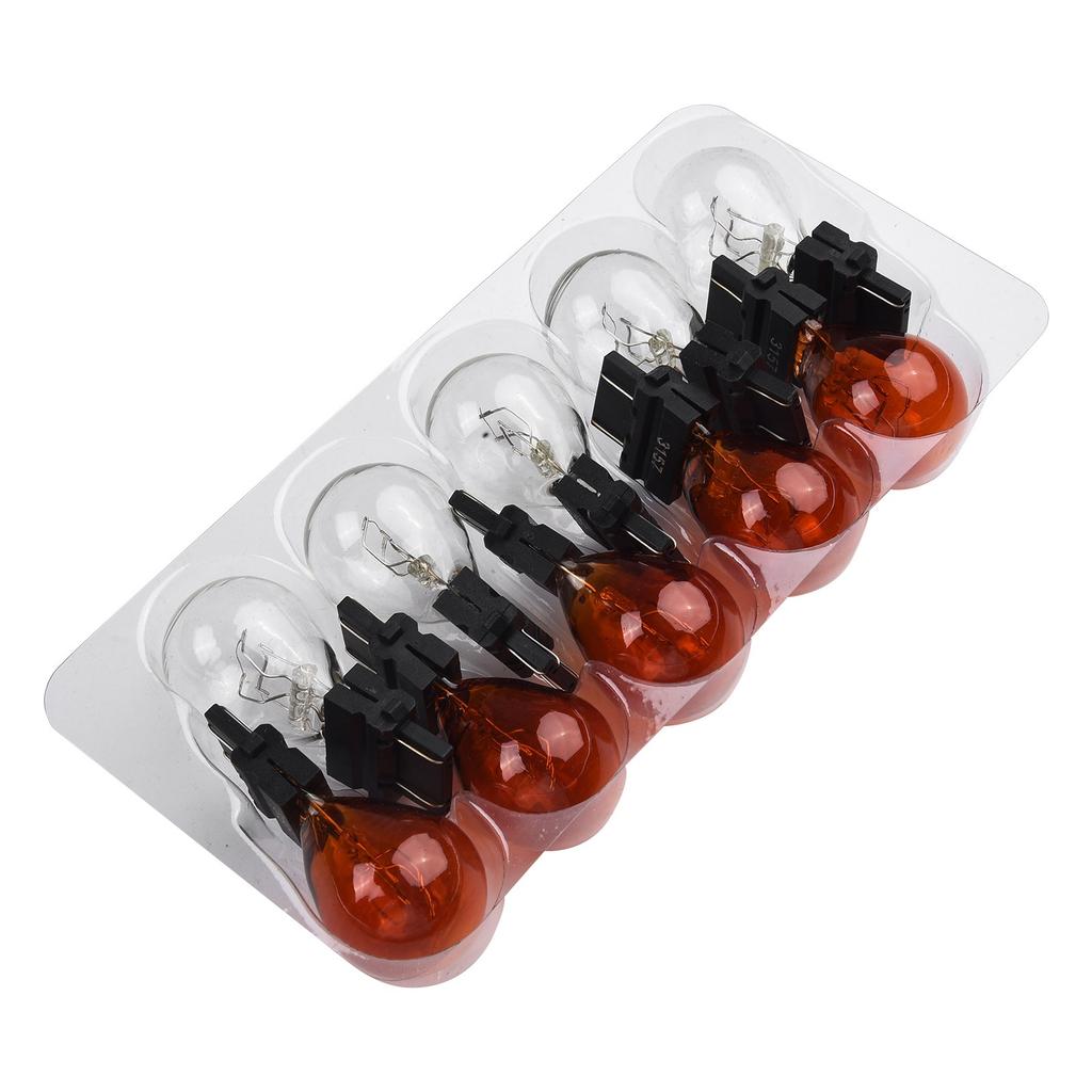 10pcs Direct Replacement 3157 Brake Light Wear-resistance Accessories Brake Light Quartz Glass Replacement Tail Light