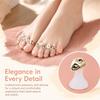 8 Pcs Non-slip Pedicure Toe Dividers Soft Silicone Reusable Toe Dividers  Home Use