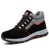 Высококачественные мужские защитные ботинки, рабочие ботинки, обувь со стальным подноском, устойчивые к проколам, мужские ботинки, зимние ботинки, теплые защитные ботинки для мужчин, ботинки