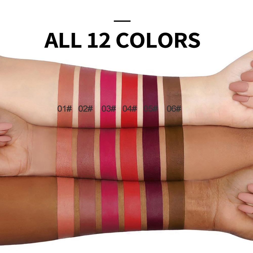 HANDAIYAN Mattike Mistige Lip-glês Fan Lip Is Maklik Om Waterdicht Te Kleuren, Net Maklik Te Ferdwinen, Net Bukten, Lippe-ferve-floeistof