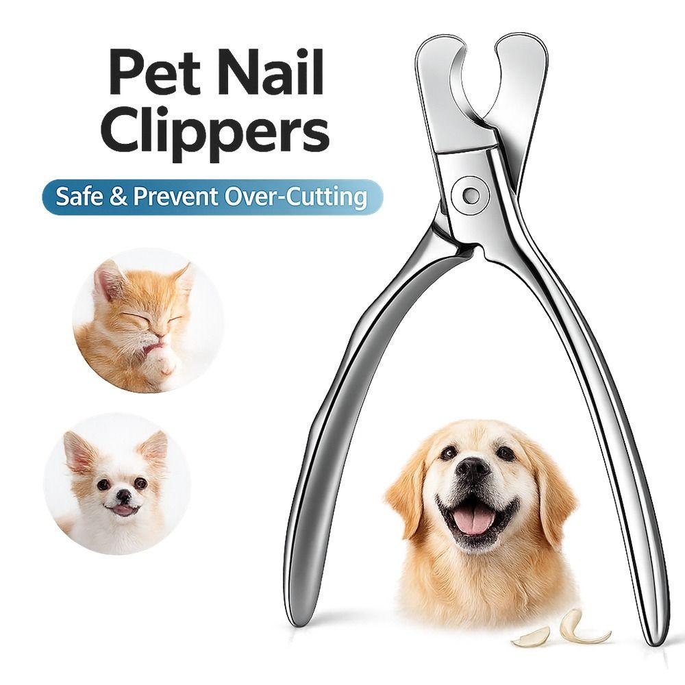 Stainless Steel Dog Nail Cutter Heavy Duty Pet Grooming Tool Pet Nail Clippers Small Dogs